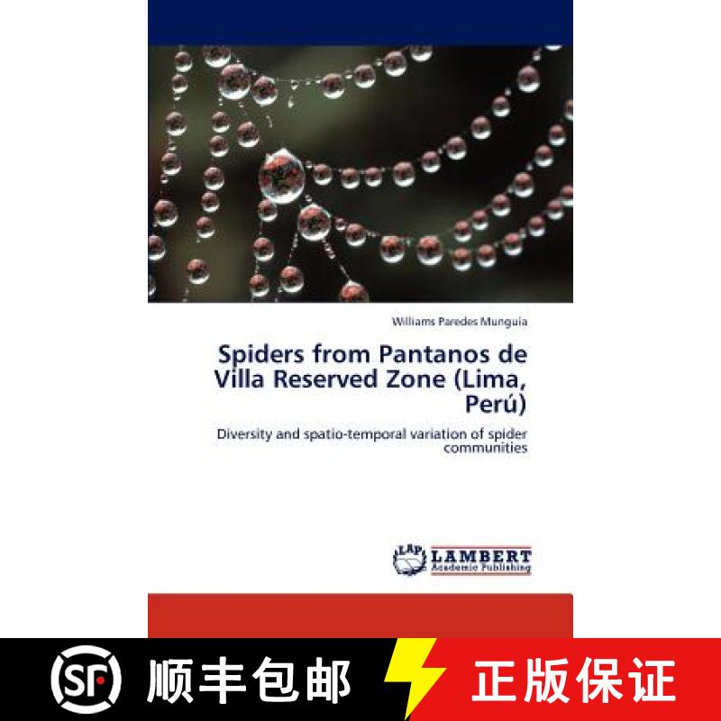 预订 Spiders from Pantanos de Villa Reserved Zone (Lima, Peru) [9783846592878]