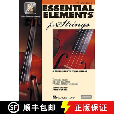【3-4周达】Essential Elements for Strings - Violin Book 1 with Eei Beginner Violin Method Book with O... [9780634038174]