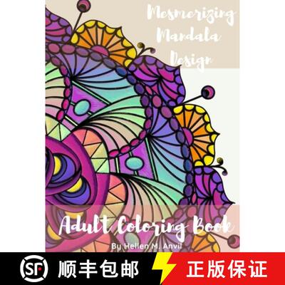 【3-4周达】Adult Coloring Book - Mesmerizing Mandala Design: Adult Coloring Books for Stress Relief a... [9781678081782]