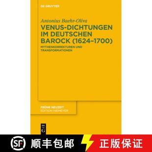 1700 Venus Barock 预订 Mythenkorrekturen 9783110679779 Transformationen Dichtungen Deutschen Und 1624