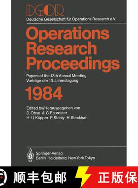 【3-4周达】DGOR : Papers of the 13th Annual Meeting / Vorträge der 13. Jahrestagung [9783540153740]