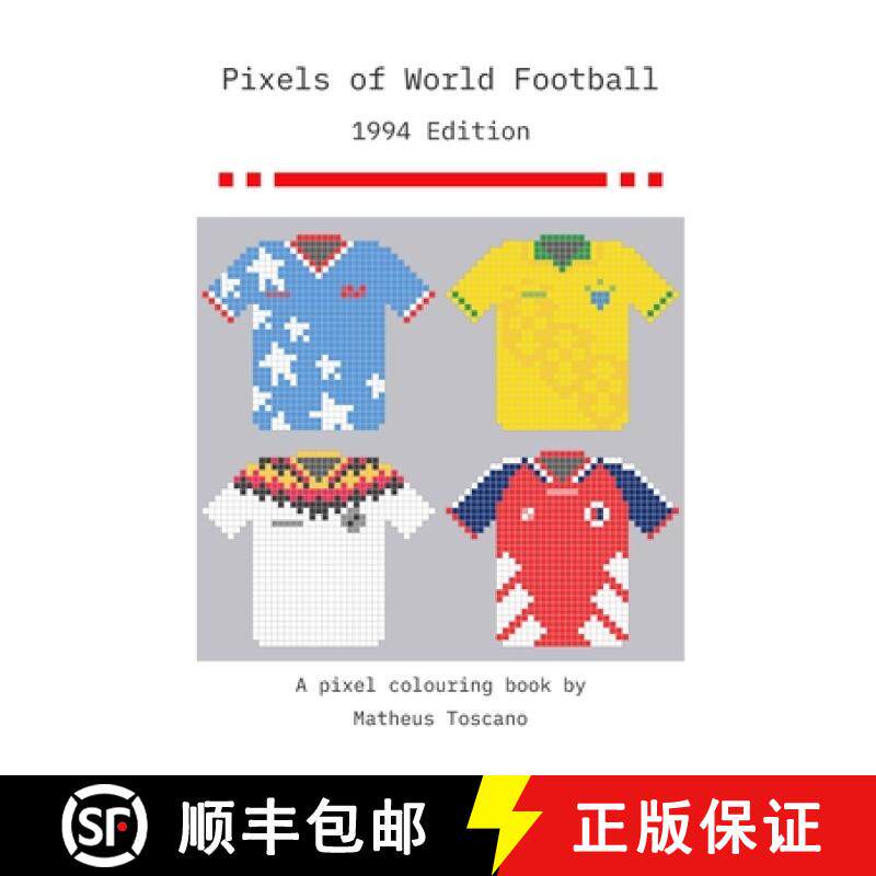 预订 Pixels of World Football: 1994 Edition [9781678036133]