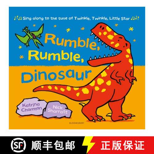 【3-4周达】Grumble  Rumble  Dino Rargh! [9781526603395]