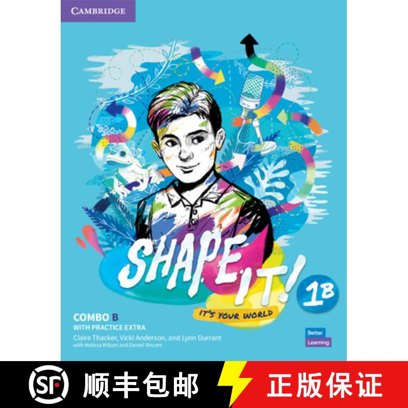 【3-4周达】Shape It! Level 1 Combo B Student's Book and Workbook with Practice Extra [9781108854009]