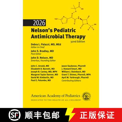 【3-4周达】2026 Nelson's Pediatric Antimicrobial Therapy, 32nd Ed [9781610028813]