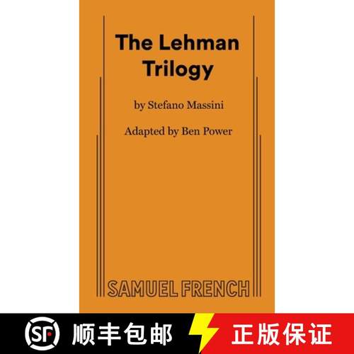 【3-4周达】The Lehman Trilogy [9780573709951]
