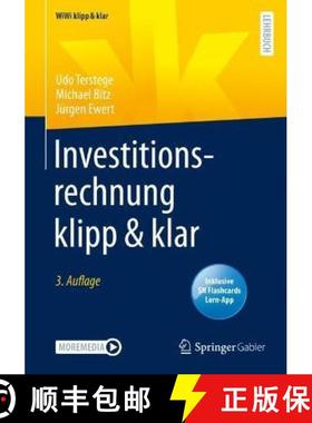 【3-4周达】Investitionsrechnung Klipp & Klar [9783658386542]