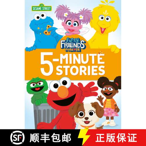 【3-4周达】精装 Furry Friends Forever 5-Minute Stories (Sesame Street) [9798217025107]