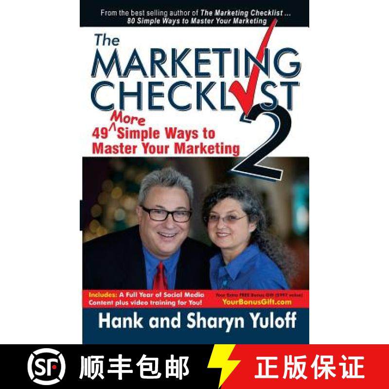 预订 The Marketing Checklist 2: 49 More Simple Ways to Master Your Marketing [9780986088841]