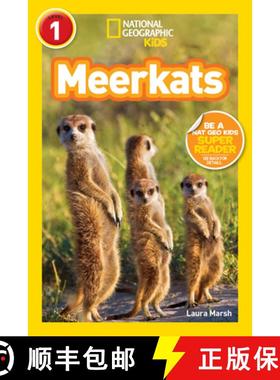 【3-4周达】Meerkats (National Geographic Kids Readers, Level 1) [9781426313424]