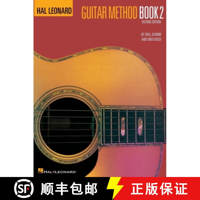 【4周达】Hal Leonard Guitar Method Book 2 Guitar Instruction Book Learn Chords Scales and Fingerstyle... [9780634045530]