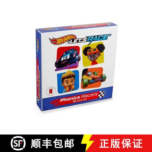 【3-4周达】Hot Wheels Let's Race Phonics Racers [9781640365476]
