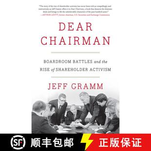 【3-4周达】精装 Dear Chairman: Boardroom Battles and the Rise of Shareholder Activism [9780062369833]