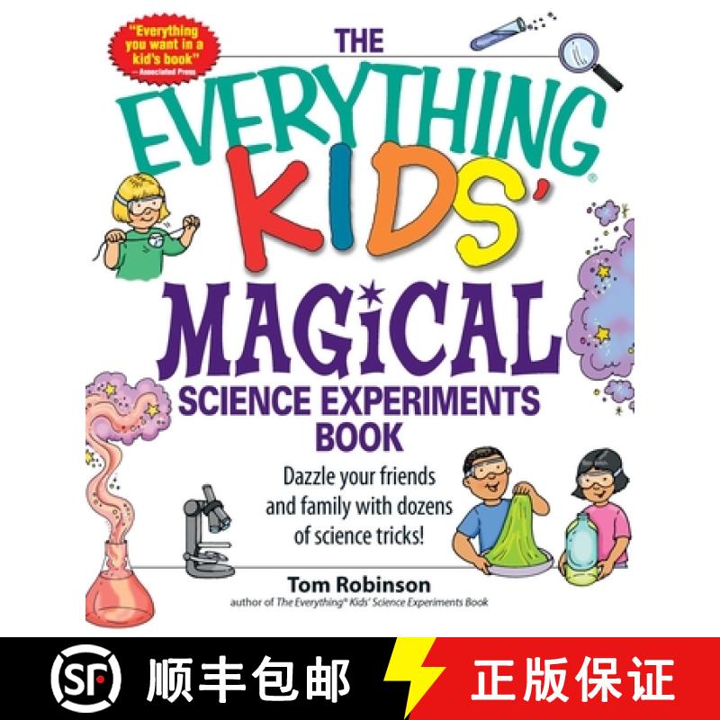【3-4周达】The Everything Kids' Magical Science Experiments Book: Dazzle Your Friends and Family by M... [9781598694260]