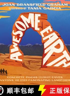 【3-4周达】Awesome Earth: Concrete Poems Celebrate Caves, Canyons, and Other Fascinating Landforms [9780358396048]