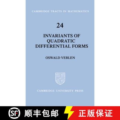 【3-4周达】Invariants of Quadratic Differential Forms: - Invariants of Quadratic Differential Forms [9780521604840]