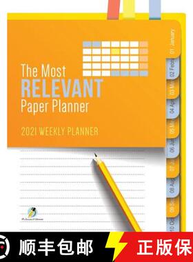 【3-4周达】The Most Relevant Paper Planner : 2021 Weekly Planner [9781541966734]