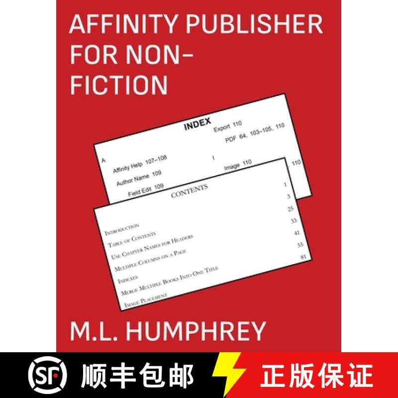 【3-4周达】Affinity Publisher for Non-Fiction [9781637440223]