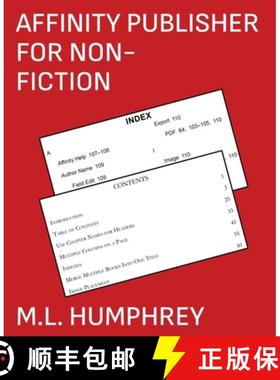 【3-4周达】Affinity Publisher for Non-Fiction [9781637440223]