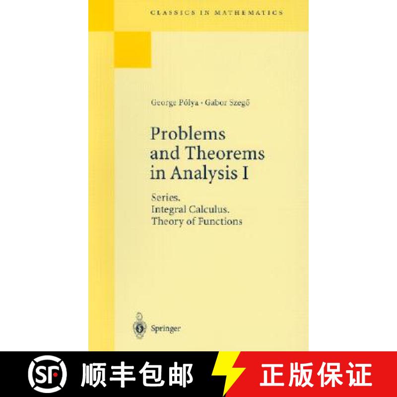 【3-4周达】Problems and Theorems in Analysis I : Series. Integral Calculus. Theory of Functions [9783540636403]