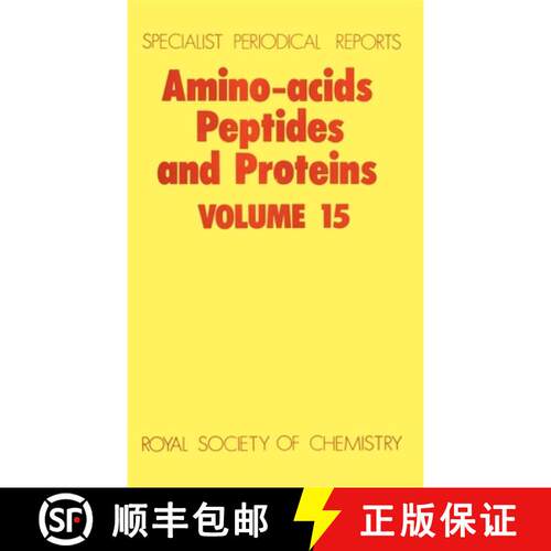 【3-4周达】精装 Amino Acids, Peptides and Proteins : Volume 15 [9780851861340]