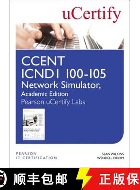 【3-4周达】Ccent Icnd1 100-105 Network Simulator, Pearson Ucertify Academic Edition Student Access Card [9780789757791]
