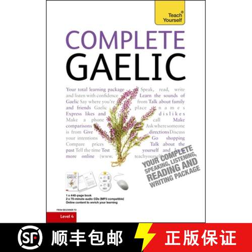 【3-4周达】Complete Gaelic Beginner to Intermediate Book and Audio Course : Learn to read, write, spe... [9781444102369]
