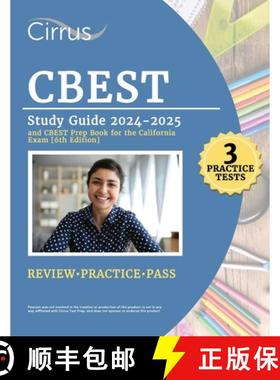 【3-4周达】CBEST Study Guide 2024-2025: 3 Practice Tests and CBEST Prep Book for the California Exam [9781637985113]
