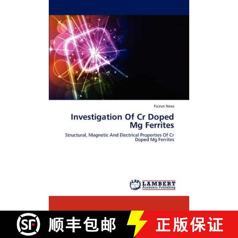 预订 Investigation of Cr Doped MG Ferrites [9783659278600]