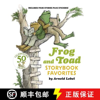 【3-4周达】精装 Frog and Toad Storybook Favorites: All 4 Books From the Classic Animal Friendship and... [9780062883124]