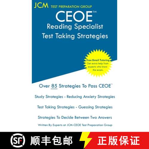 【3-4周达】CEOE Reading Specialist - Test Taking Strategies: CEOE 015 - Free Online Tutoring - New 20... [9781647684822]