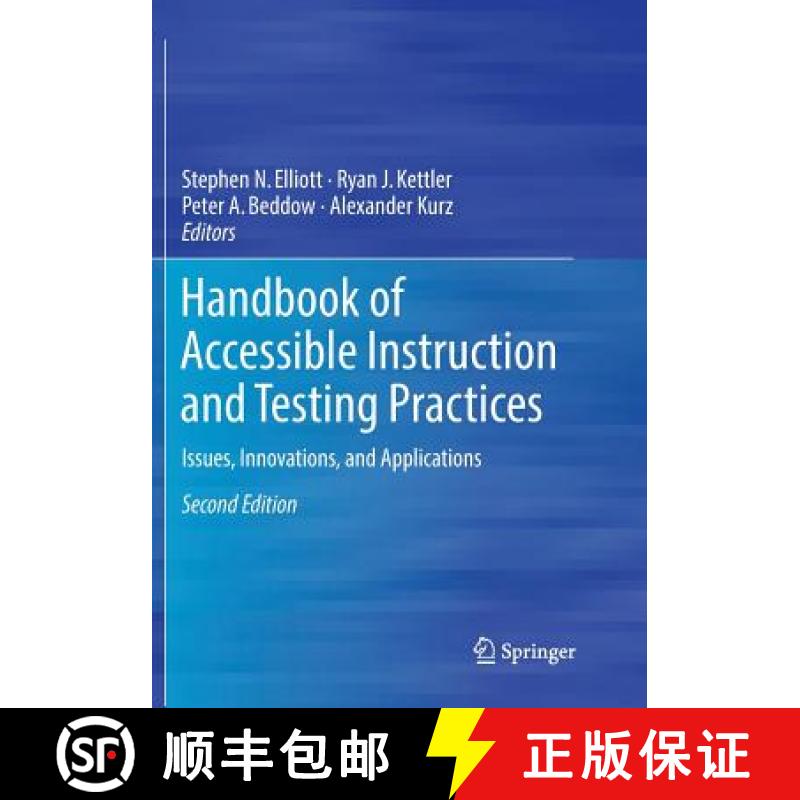 【3-4周达】Handbook of Accessible Instruction and Testing Practices : Issues, Innovations, and Applic... [9783030100179]