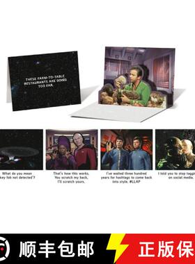 【3-4周达】Star Trek Pop-Up Notecards: 10 Notecards and Envelopes [9780762494408]
