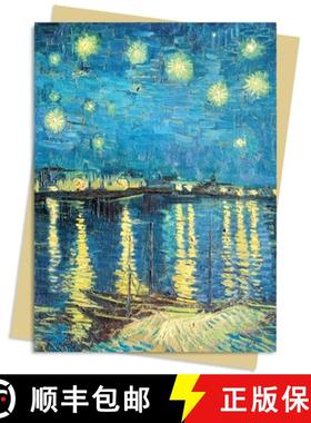 【3-4周达】Vincent Van Gogh: Starry Night Over the Rhône Greeting Card Pack: Pack of 6 [9781839643576]
