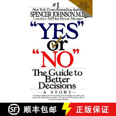【3-4周达】Yes or No: The Guide to Better Decisions [9780887306310]