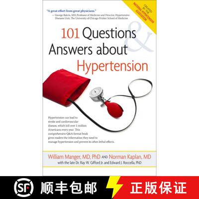 【3-4周达】精装 101 Questions and Answers about Hypertension [9781630268107]