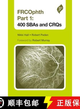 【3-4周达】FRCOphth Part 1: 400 SBAs and CRQs: 400 SBAs and CRQs [9781909836365]