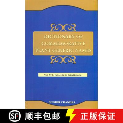 预订 Dictionary of Commemorative Plant Generic Names, Volume 16: Janseella to Juttadinteria [9788121109383]