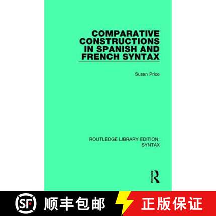 【3-4周达】Comparative Constructions in Spanish and French Syntax [9781138698468]