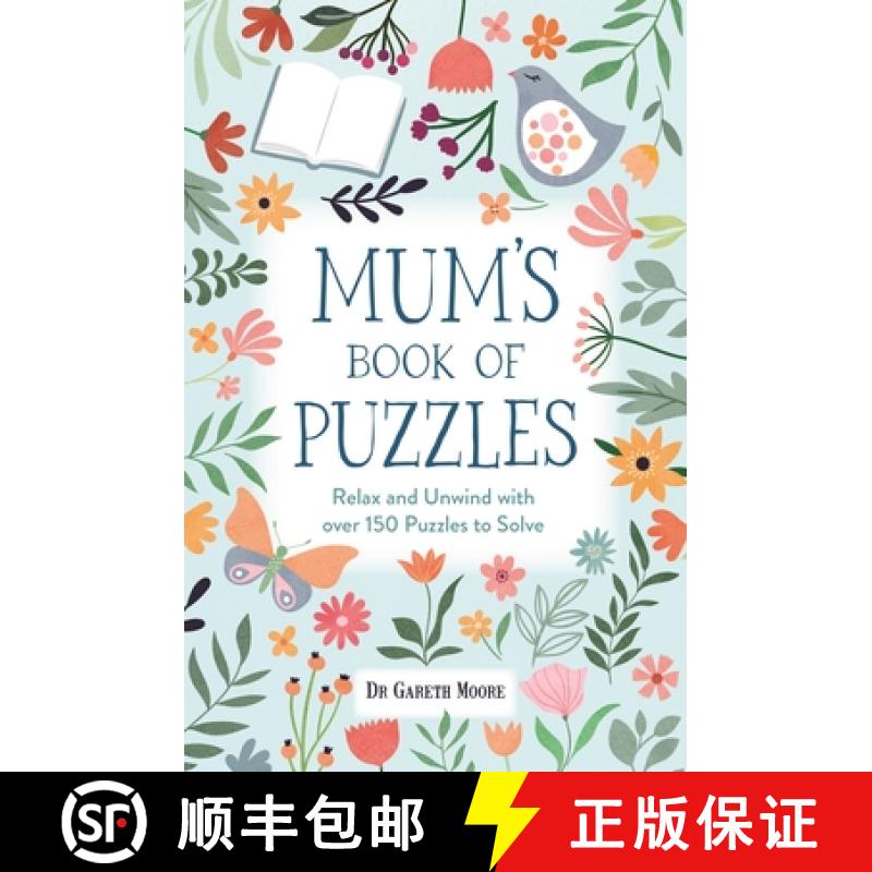 【2-3周达】Mum's Book of Puzzles : Relax and Unwind with over 150 Puzzles to Solve [9781789296754]
