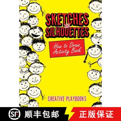 【3-4周达】Sketches and Silhouettes: How to Draw Activity Book [9781683234234]