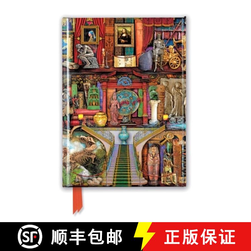【3-4周达】Aimee Stewart: Museum Bookshelves (Foiled Journal) [9781787550100]