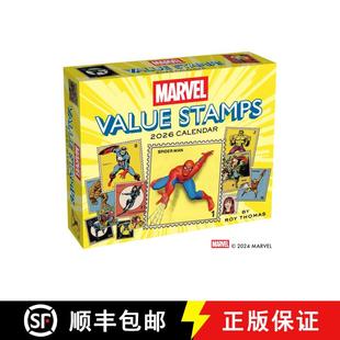 2026 9781419782985 4周达 Calendar Day Stamps Value Marvel
