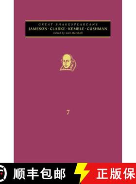 【3-4周达】Jameson, Cowden Clarke, Kemble, Cushman: Great Shakespeareans: Volume VII [9780826433862]