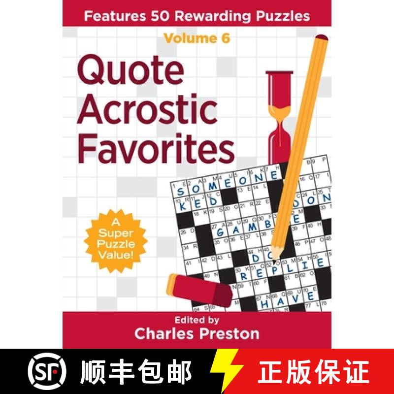【2-3周达】Quote Acrostic Favorites: Features 50 Rewarding Puzzles [9781734048315]
