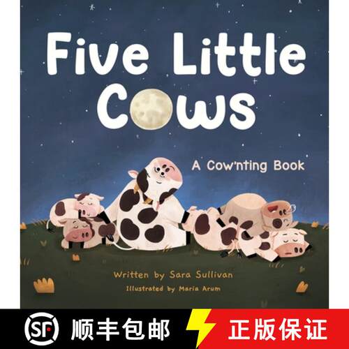 【3-4周达】Five Little Cows: A Cow'nting Book [9781737649212]