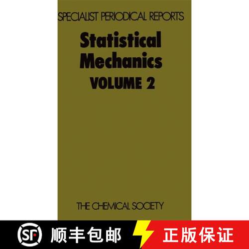 【3-4周达】精装 Statistical Mechanics : Volume 2 [9780851867601]