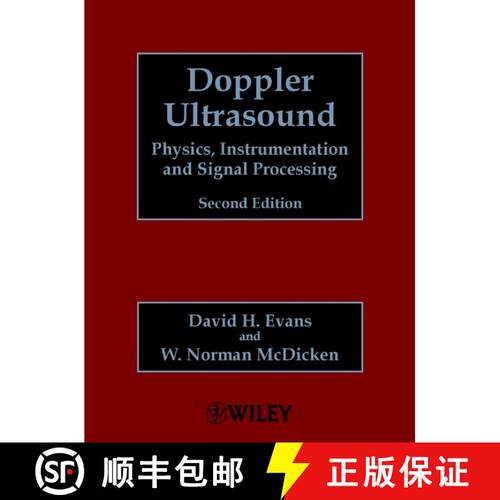 【3-4周达】精装 Doppler Ultrasound - Physics, Instrumentation & Signal Processing 2E [Wiley医学] [9780471970019]