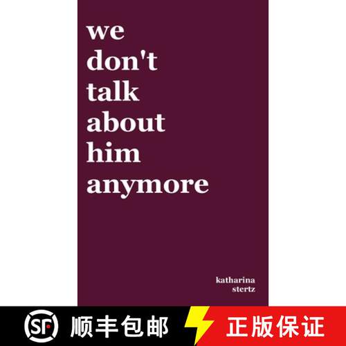 【3-4周达】we don't talk about him anymore [9783819250040]