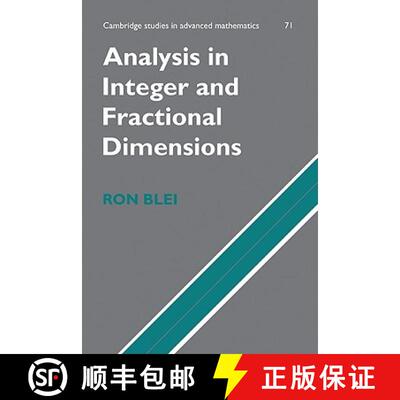 【3-4周达】精装 Analysis in Integer and Fractional Dimensions: - Analysis in Integer and Fractional D... [9780521650847]